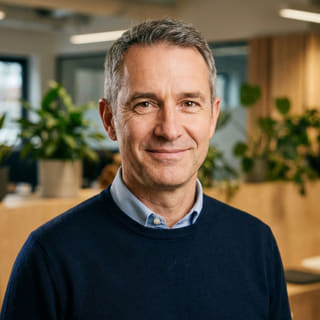 James Mitchell, listed as Chief Executive Officer at Frank Equitstaken, in a profile image